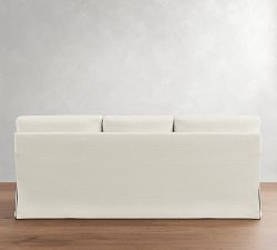 Buchanan Modern Square Arm Slipcovered Sofa (62"&ndash;90")