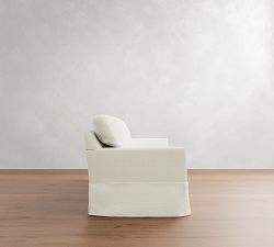 Buchanan Modern Square Arm Slipcovered Sofa (62"&ndash;90")