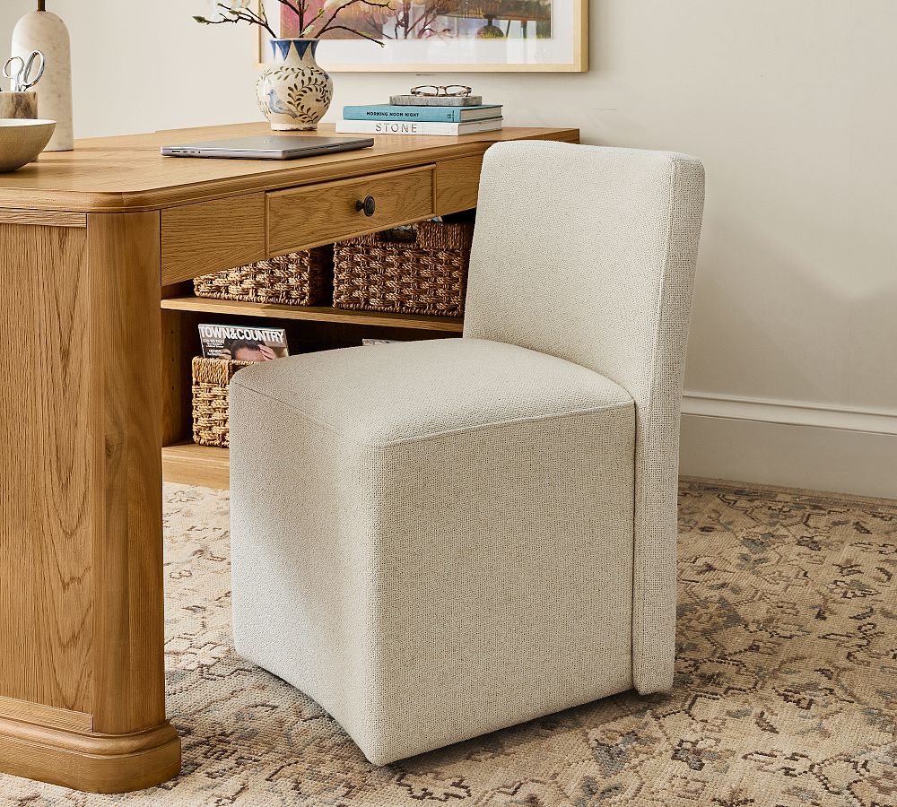 Royce Upholstered Desk Chair by Pottery Barn