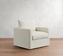 Westwood Slim Arm Slipcovered Swivel Chair