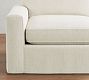 Pearce Square Arm Deep Seat Sectional Component Replacement Slipcovers