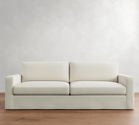 Westwood Square Arm Slipcovered Sofa (65"-125") by Pottery Barn