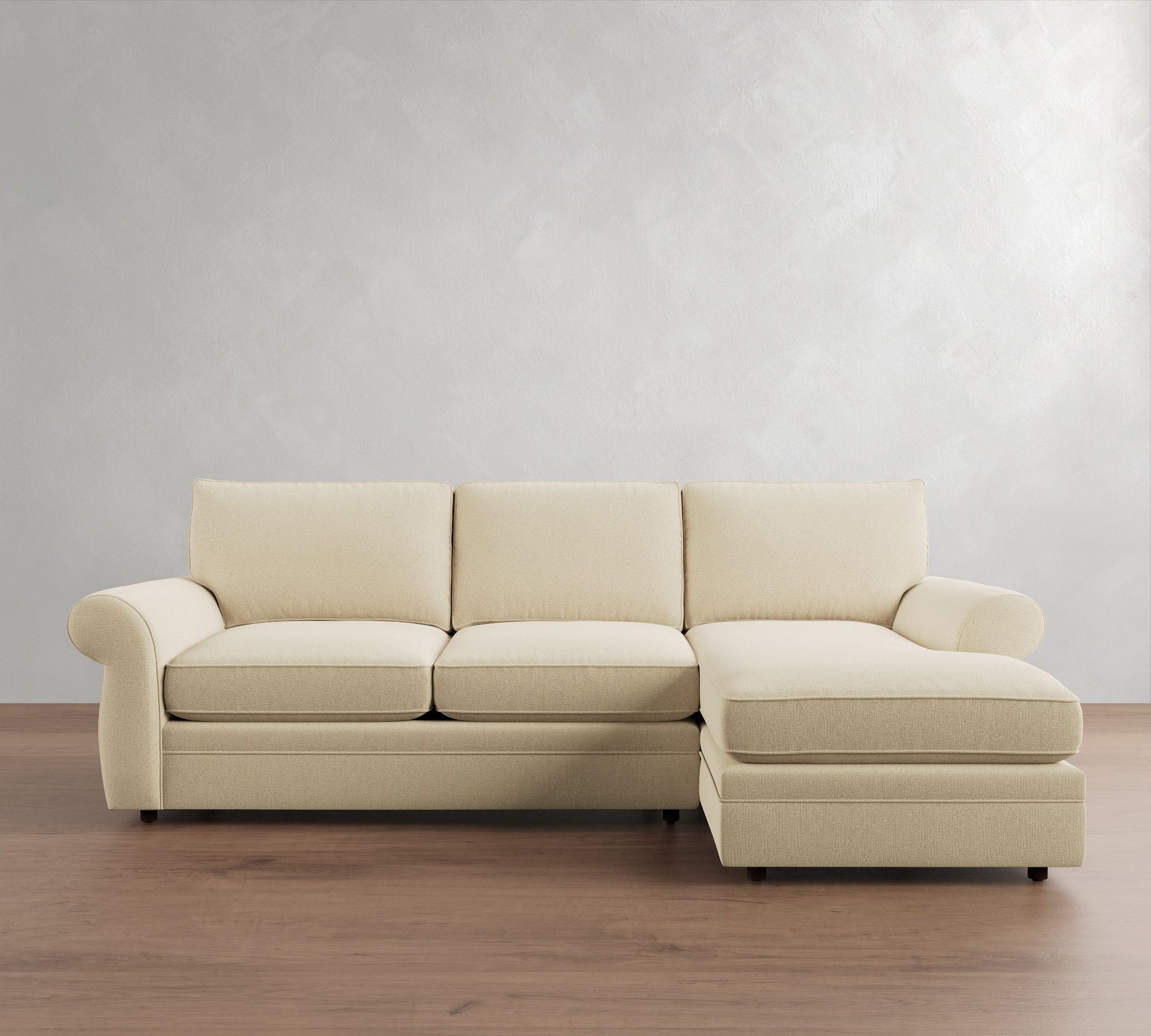 Pearce Roll Arm Deep Seat Chaise Sectional (110"&ndash;150") - thumbnail 6
