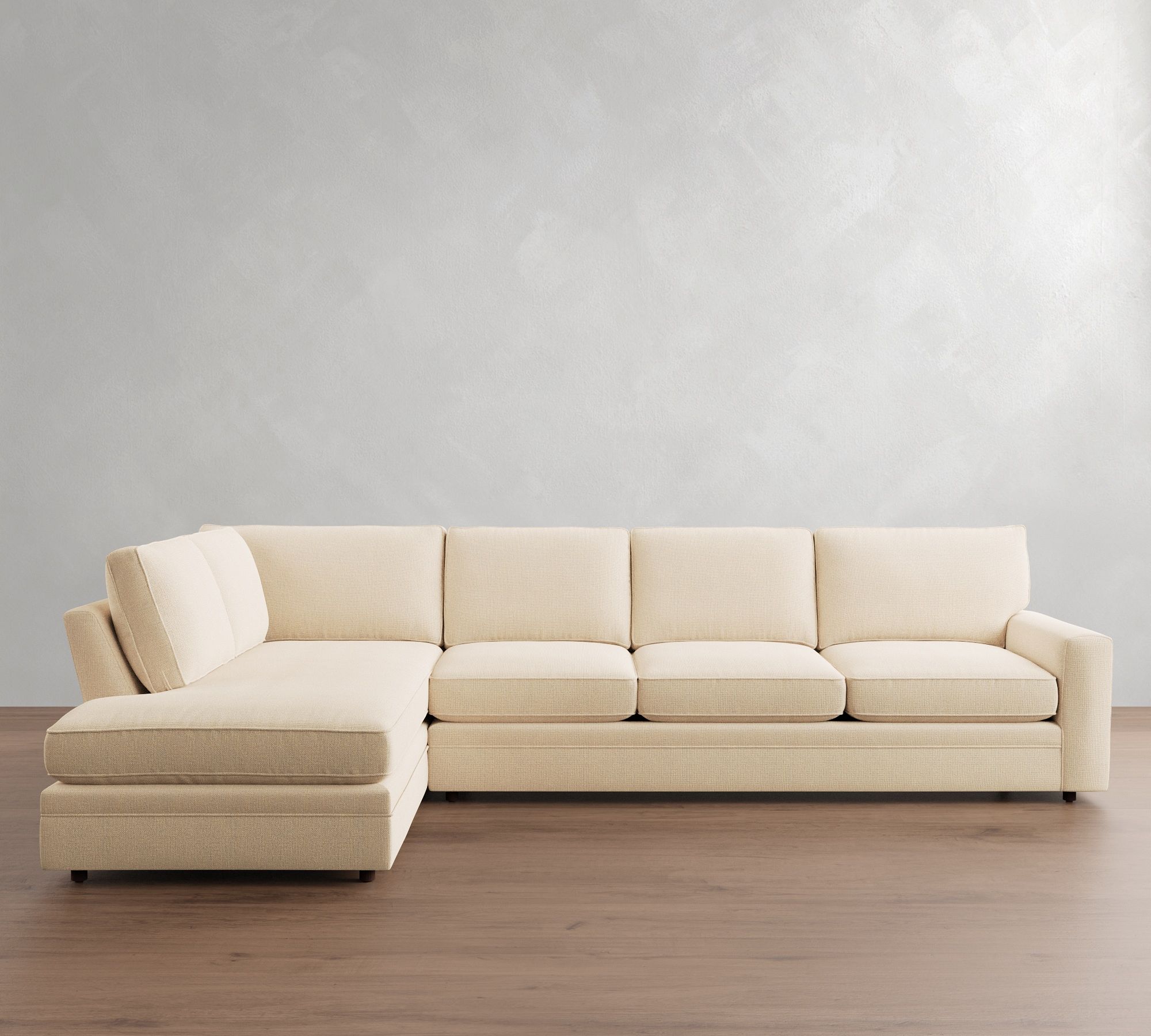 Pearce Square Arm Deep Seat Return Bumper Sectional (115"&ndash;145") - thumbnail 10