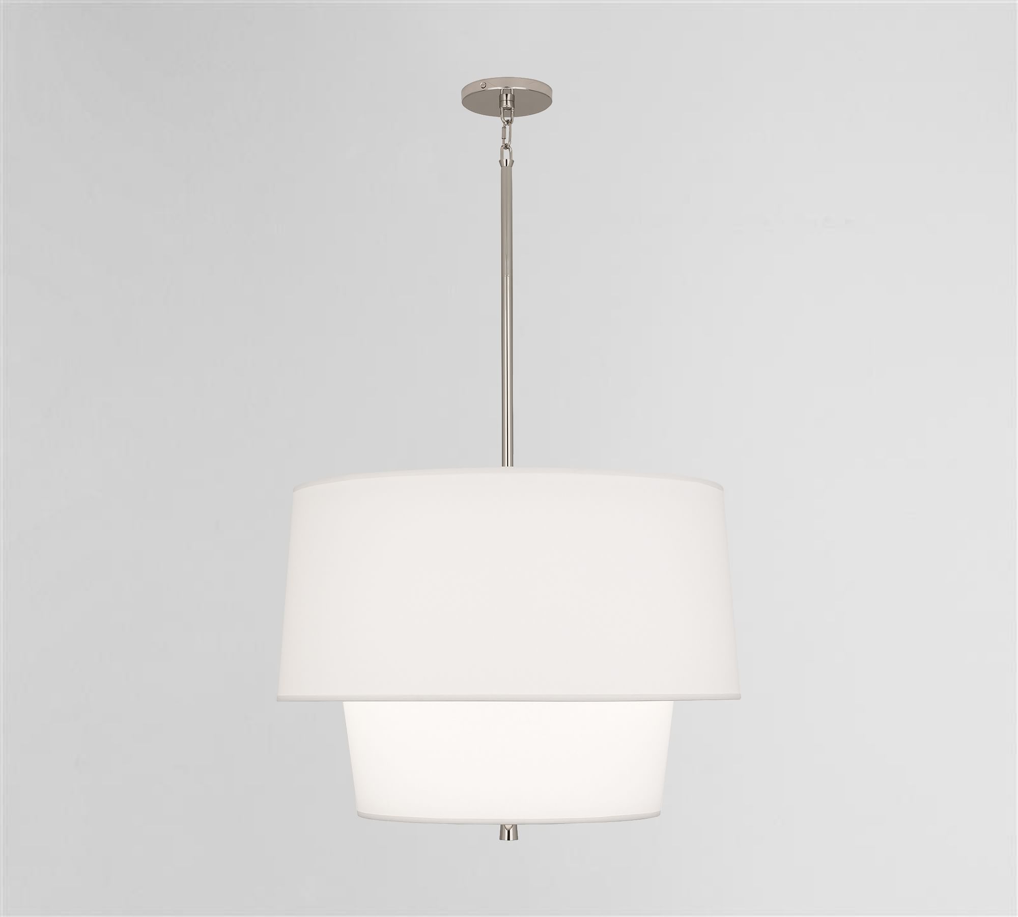 Milton Tiered Drum Shade Pendant (24")