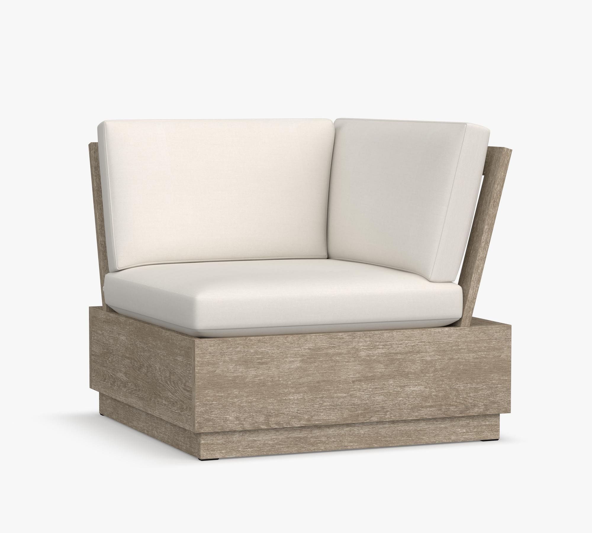 Build Your Own - Indio Eucalyptus Modern Platform Outdoor Sectional Components - thumbnail 4