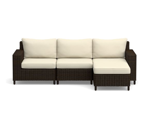 Torrey 4-Piece Ottoman Sectional Cushion Cover