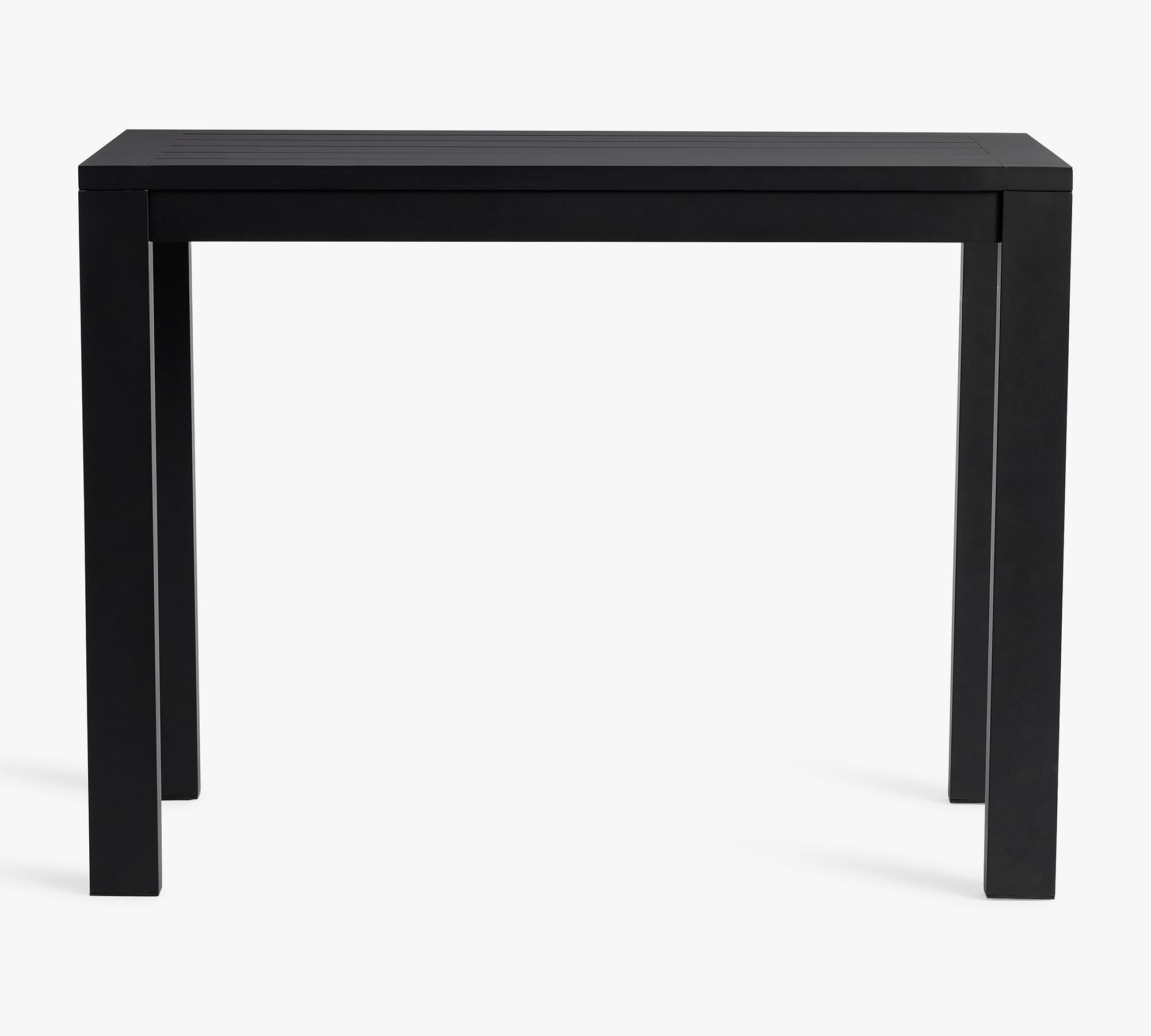 Malibu Metal Rectangular Outdoor Bar Height Table (56")