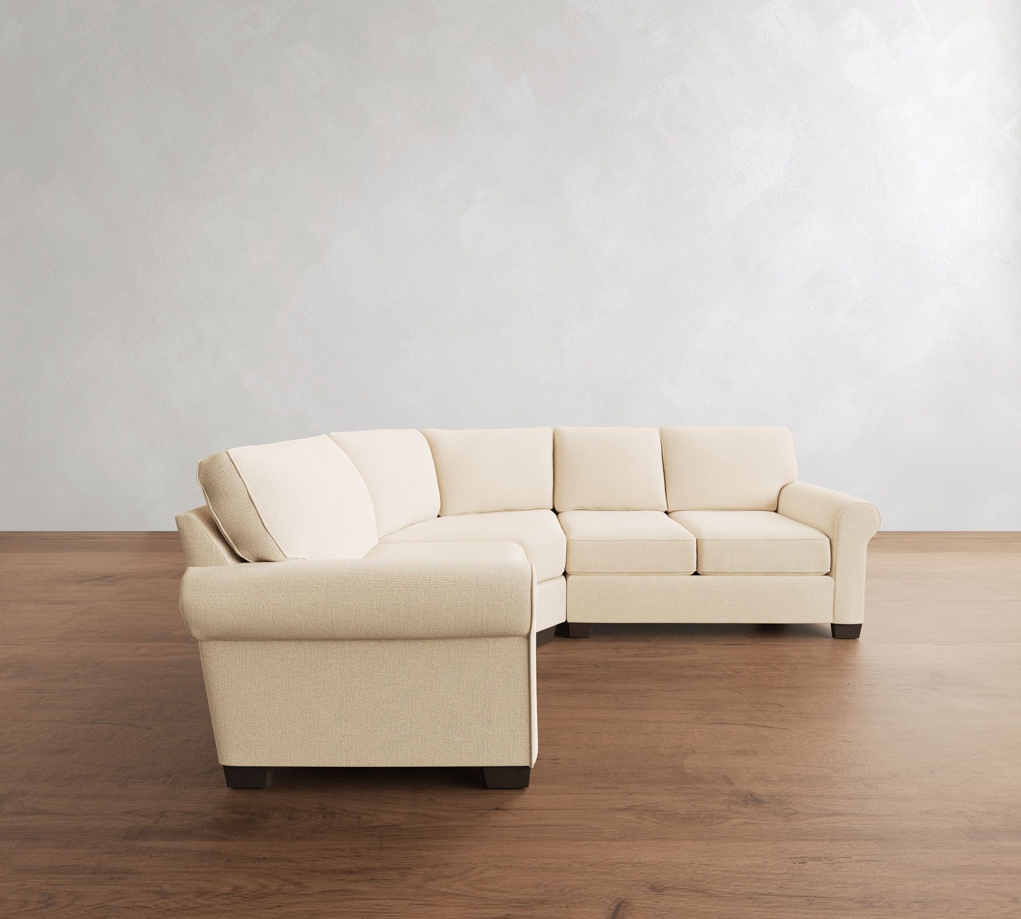 Buchanan Roll Arm 3-Piece Curved Wedge Sectional (100") - thumbnail 6