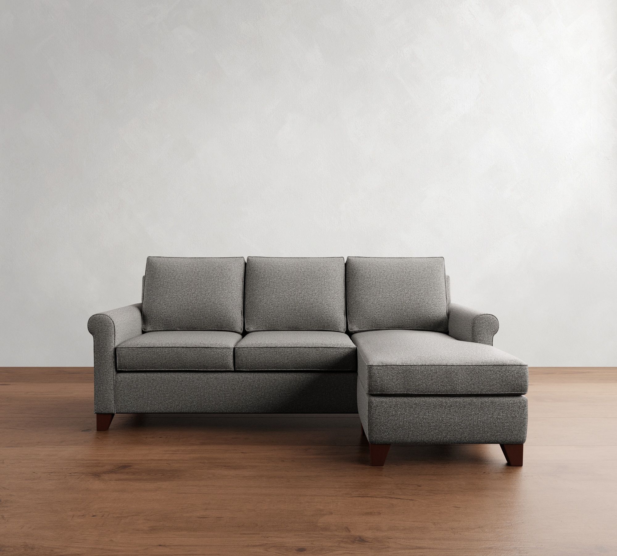 Cameron Roll Arm Reversible Chaise Sleeper Sectional (89") - thumbnail 10