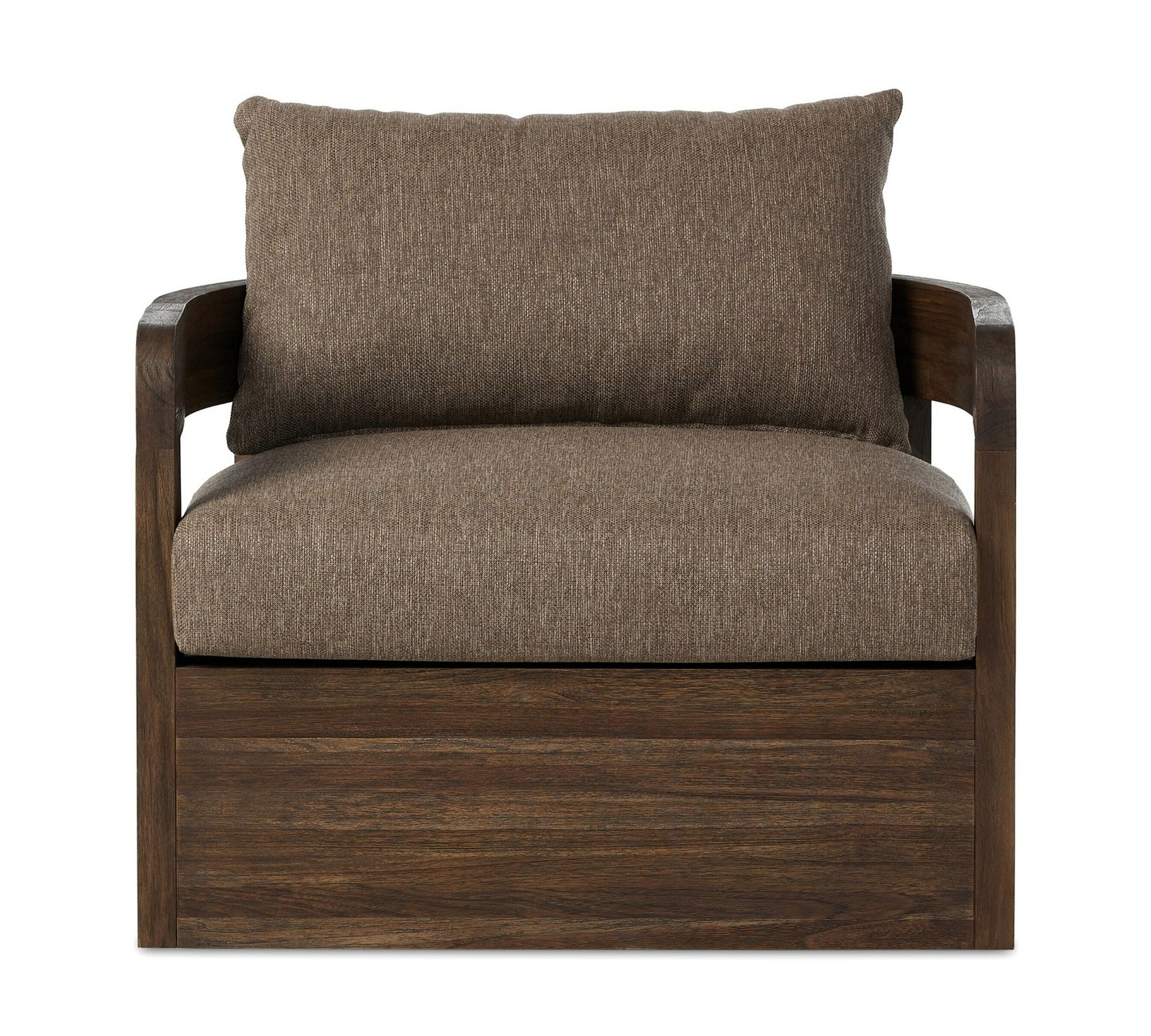 Matteo Teak Outdoor Swivel Armchair