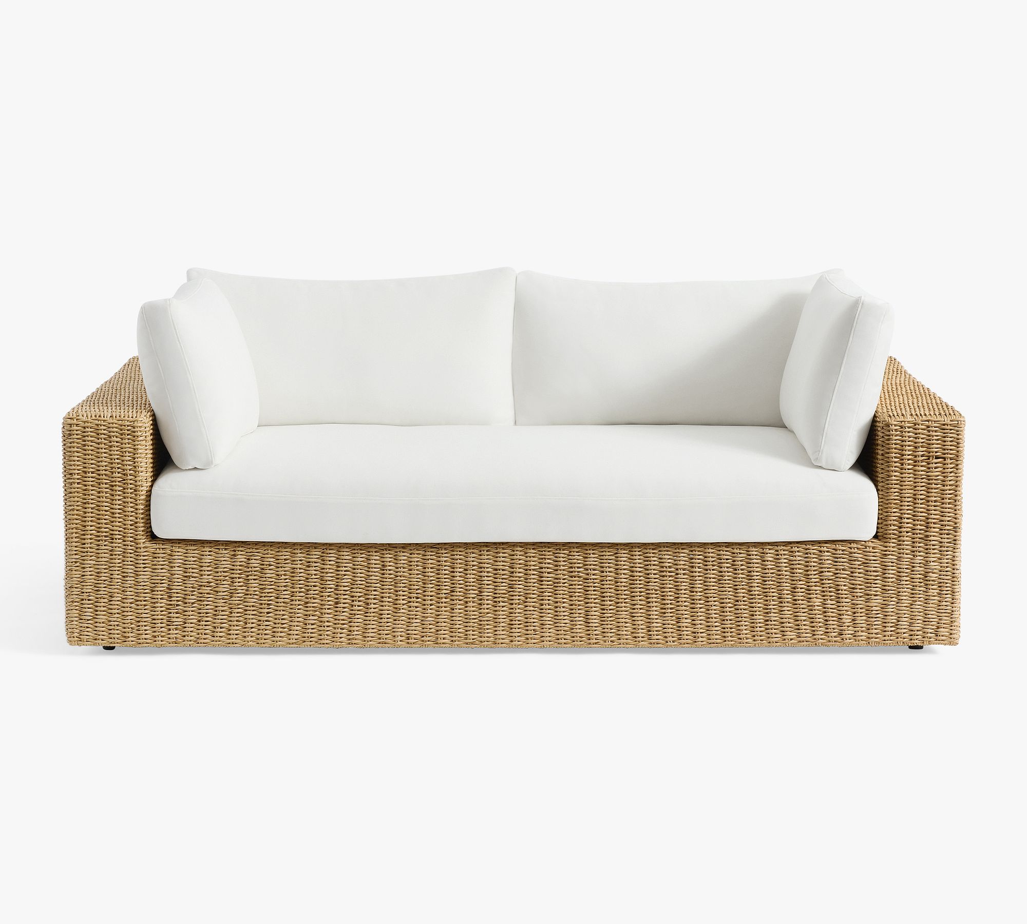 Kostas Wicker Outdoor Sofa (88") - thumbnail 2