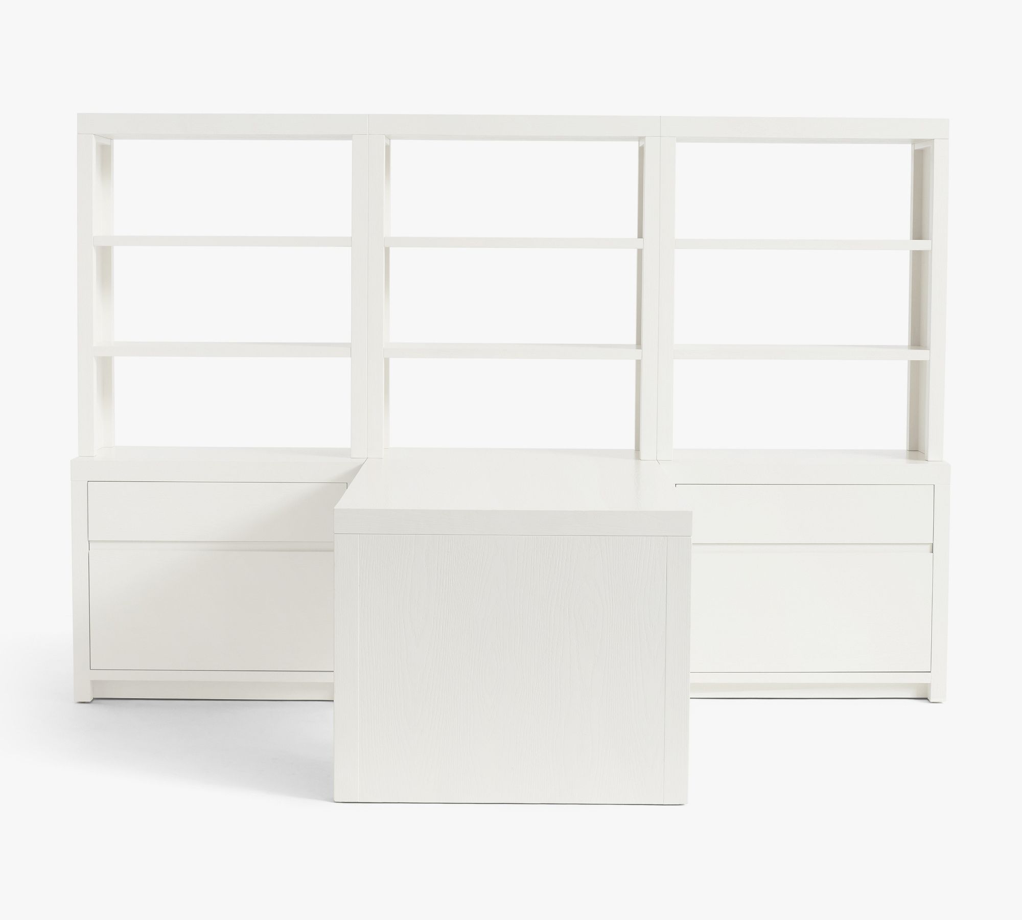 Dillon Peninsula Desk with Bookcase Suite (108") - thumbnail 4