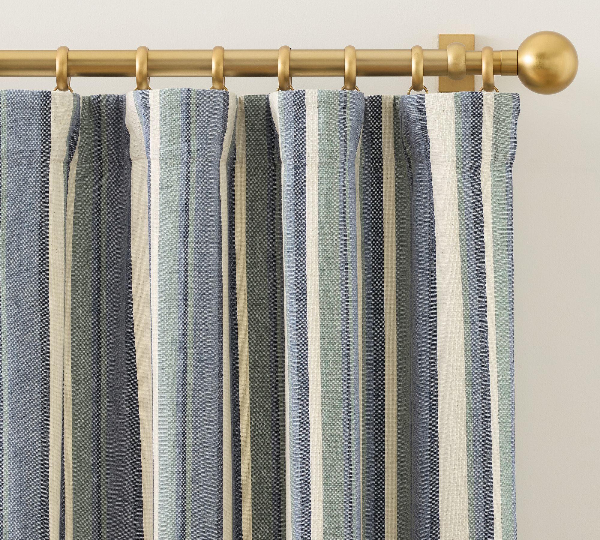 Kravet Bay Striped Curtain