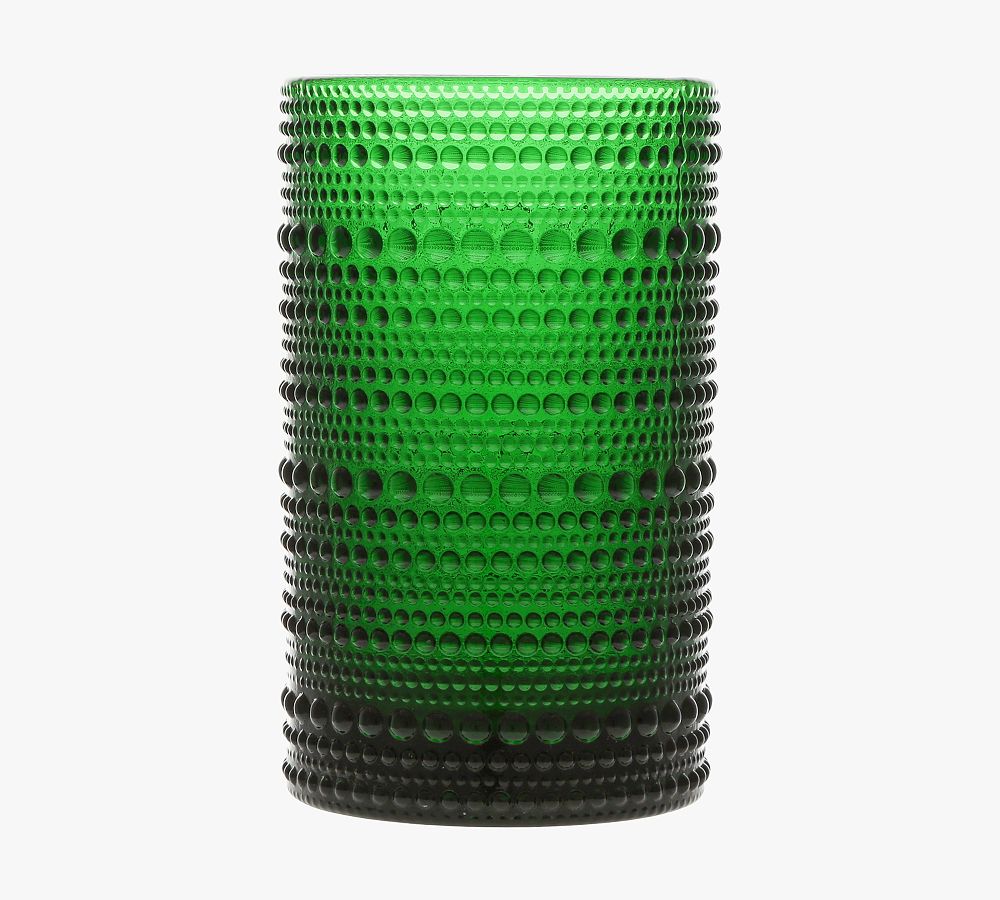 Jupiter Beaded Tumblers - Set of 6 - 13 oz., Set of 6 - Deep Grass Green