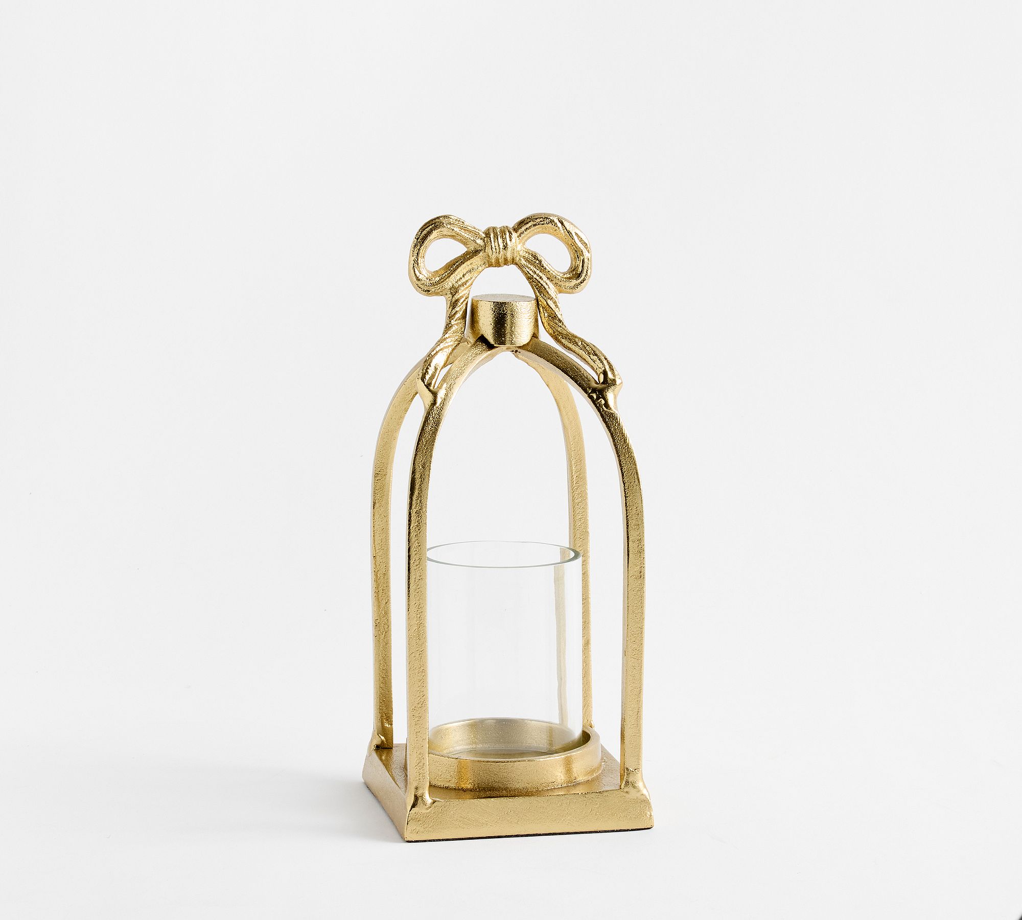 LoveShackFancy Figural Brass Ribbon Lantern - thumbnail 3