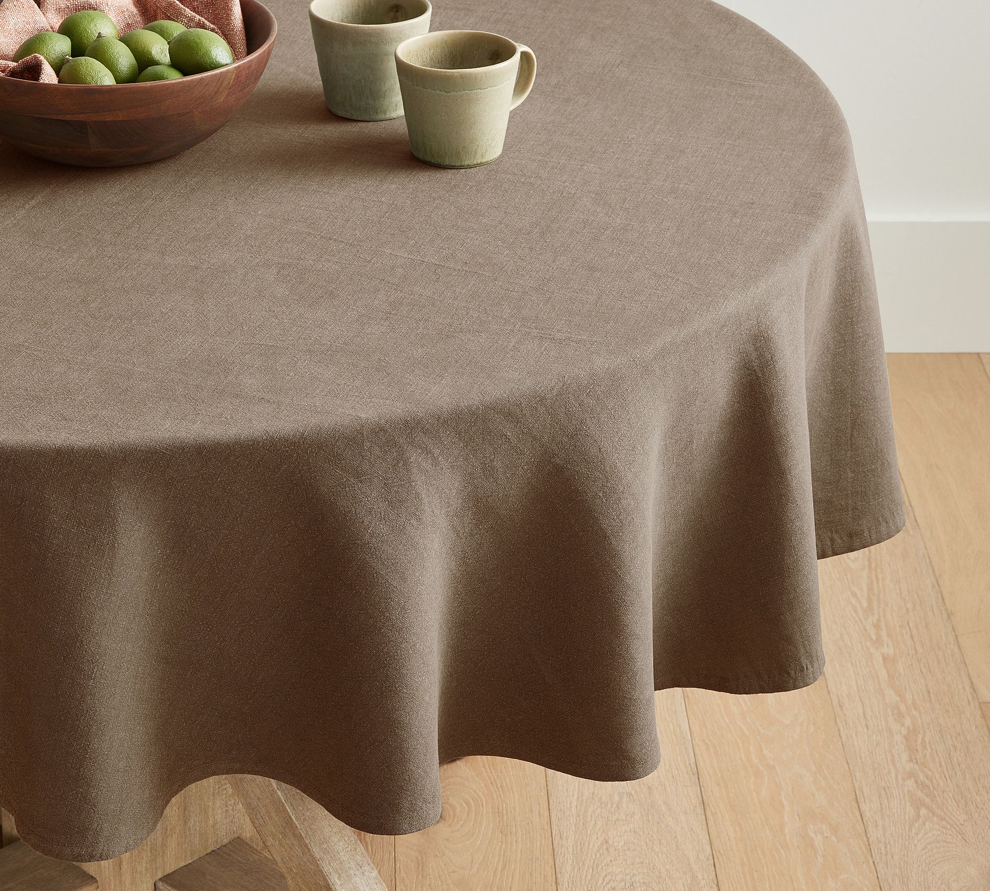 Mason Round Linen Tablecloth - thumbnail 8