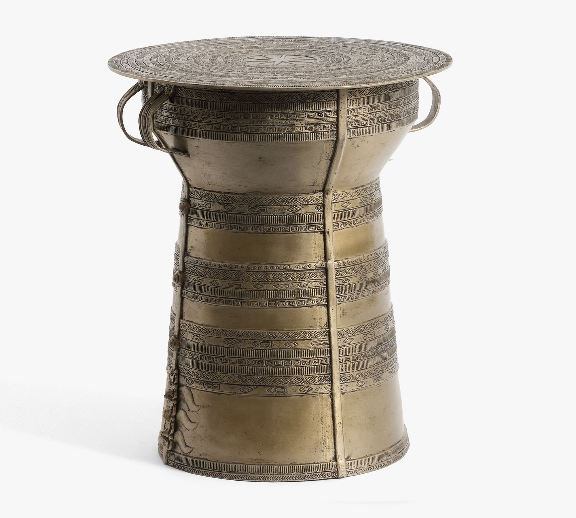 Frog Drum Metal Outdoor Side Tables (12"-25") - thumbnail 9