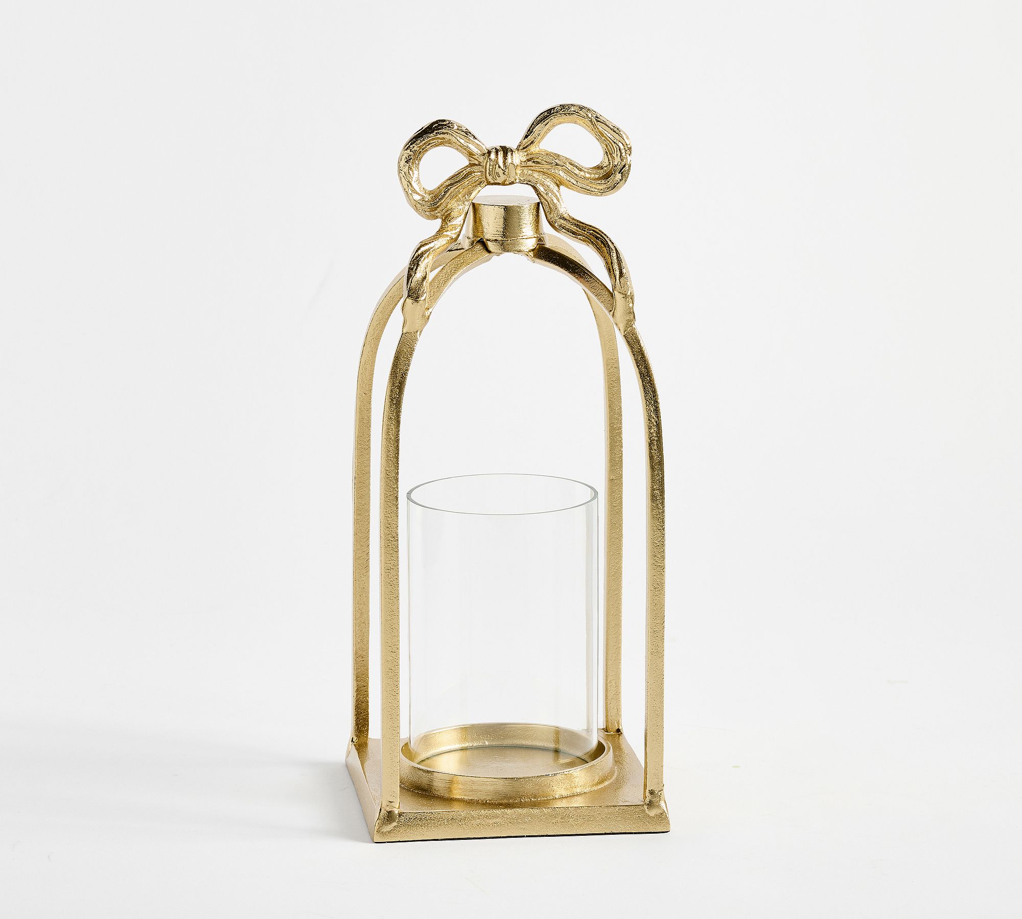 LoveShackFancy Figural Brass Ribbon Lantern