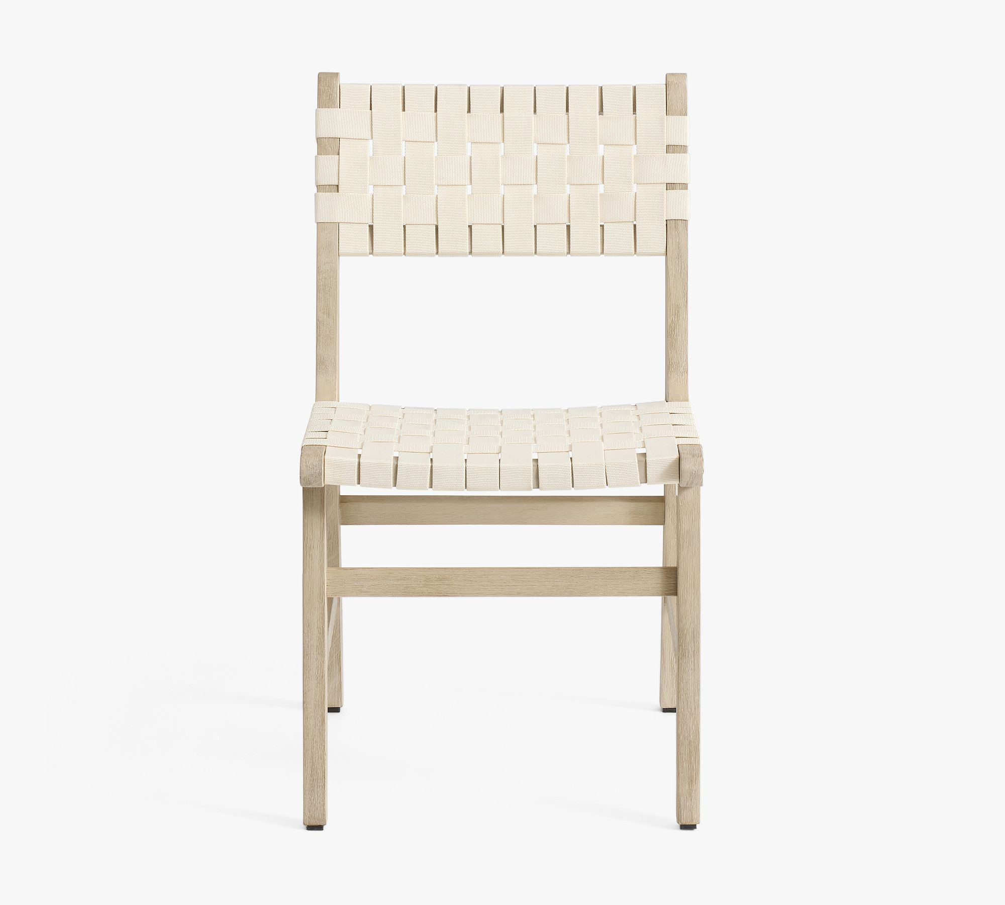 Abbott Acacia Woven Outdoor Dining Chair