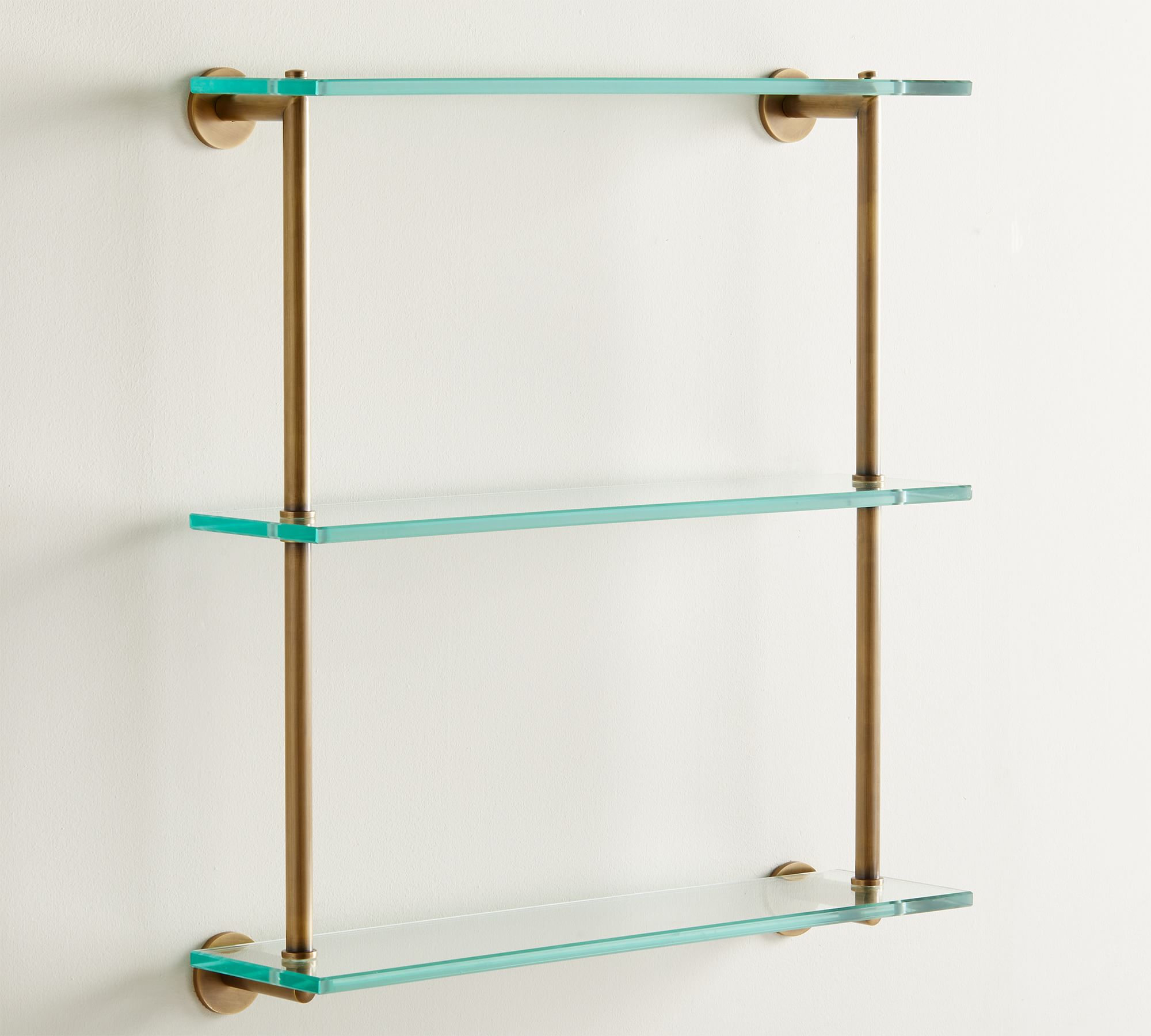 Linden Triple Glass Shelf (24")