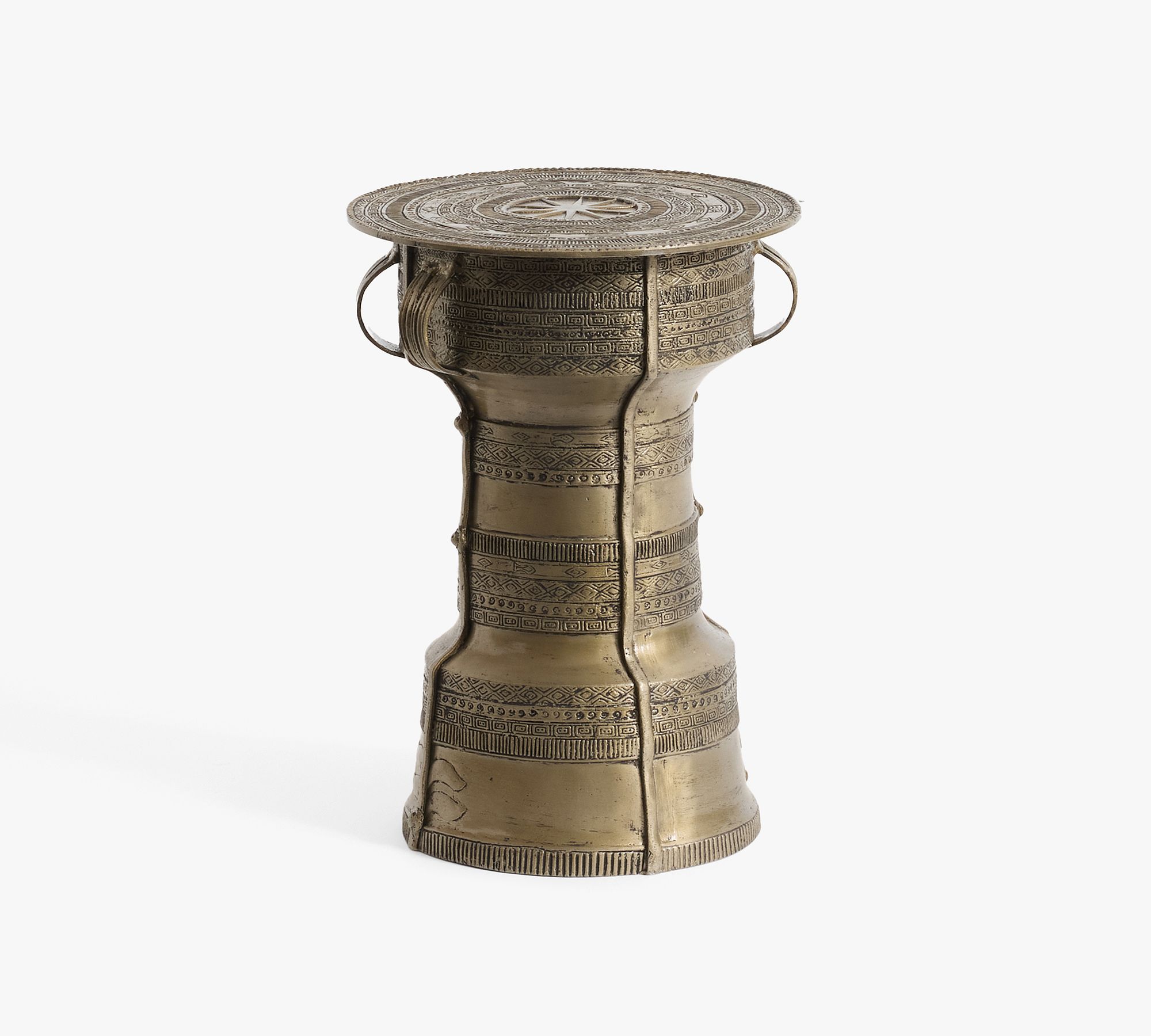 Frog Drum Metal Outdoor Side Tables (12"-25") - thumbnail 5