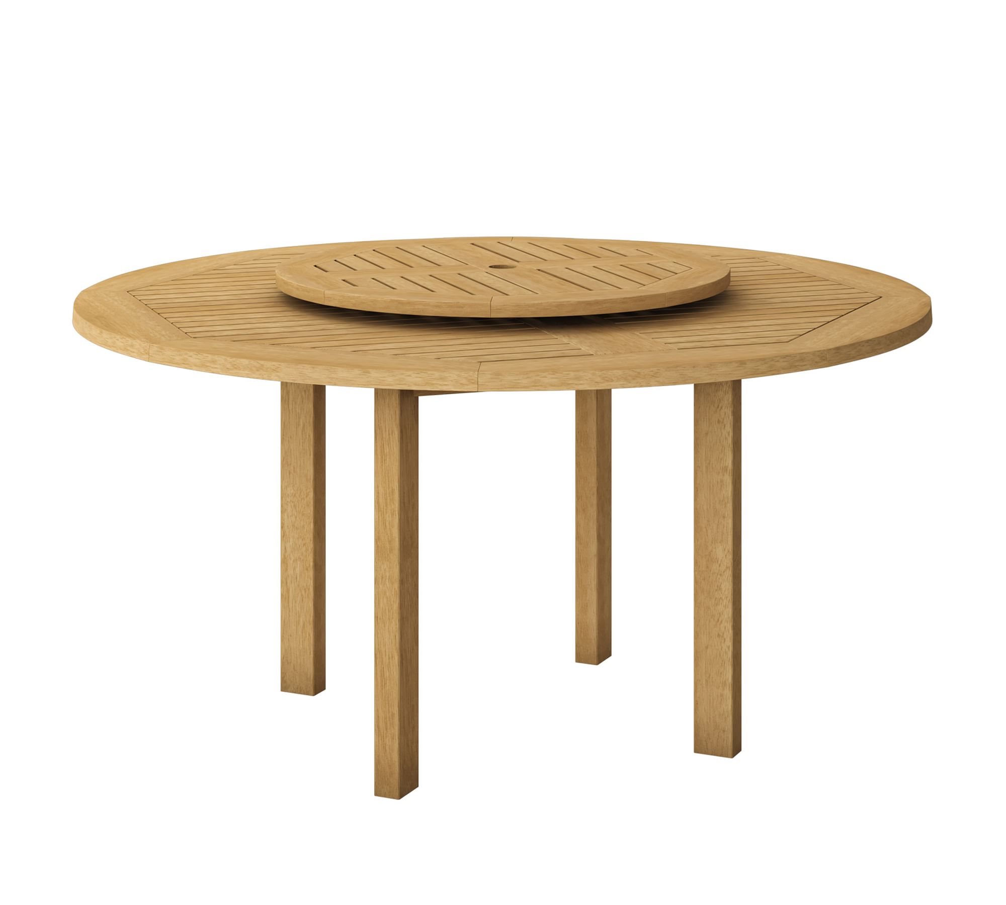 Tanglewood Eucalyptus Round Outdoor Dining Table (59")