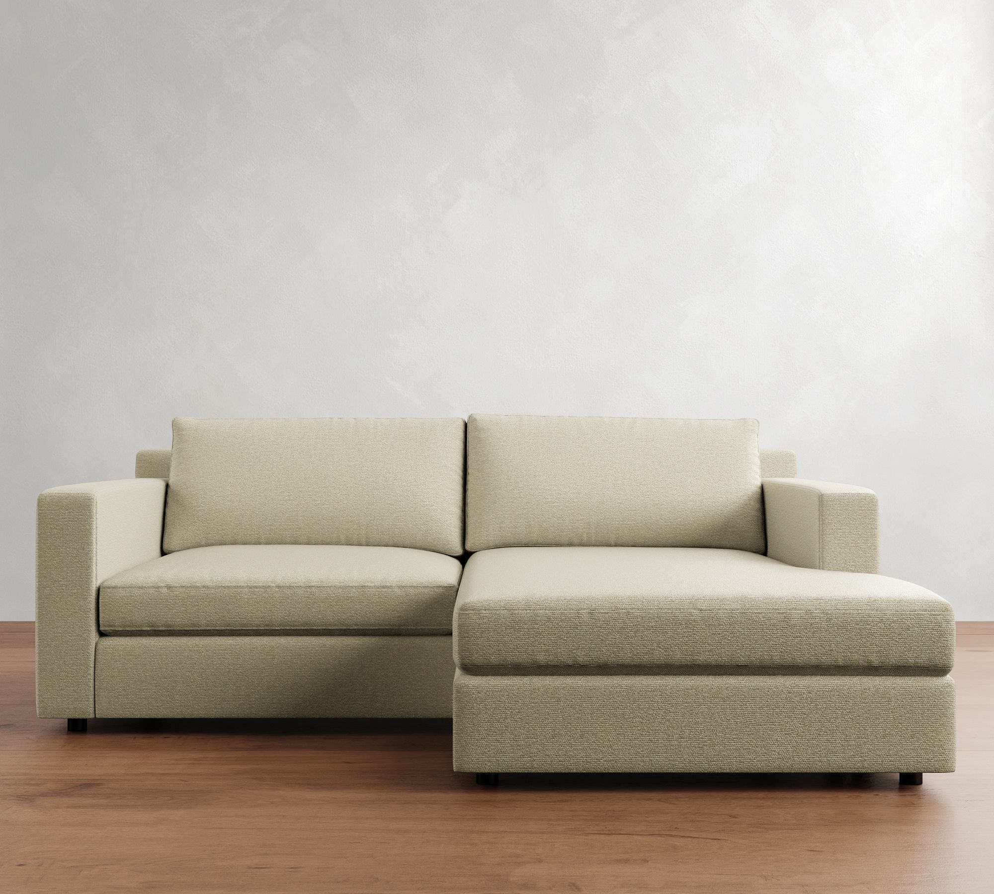 Pacifica Wide Arm Reversible Sleeper Chaise Sectional  (86") - thumbnail 3
