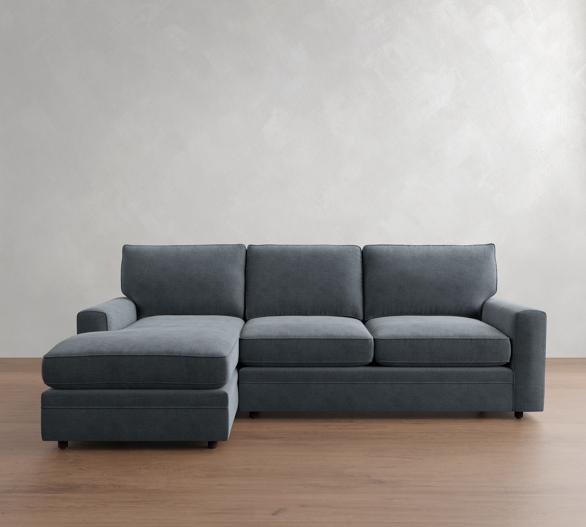 Pearce Square Arm Deep Seat Chaise Sectional (101"&ndash;141") - thumbnail 10