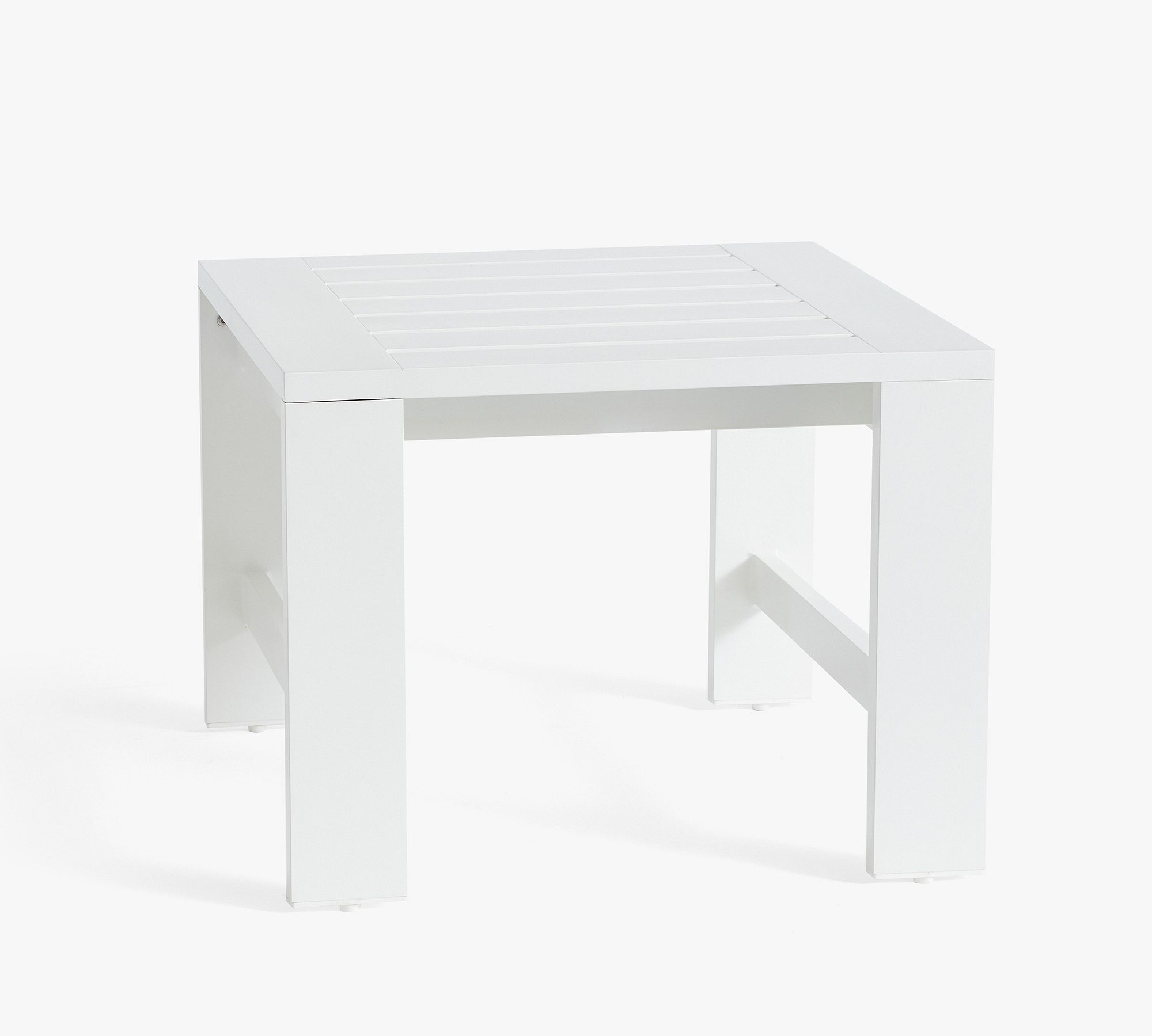 Malibu Metal Square Outdoor Side Table (24")