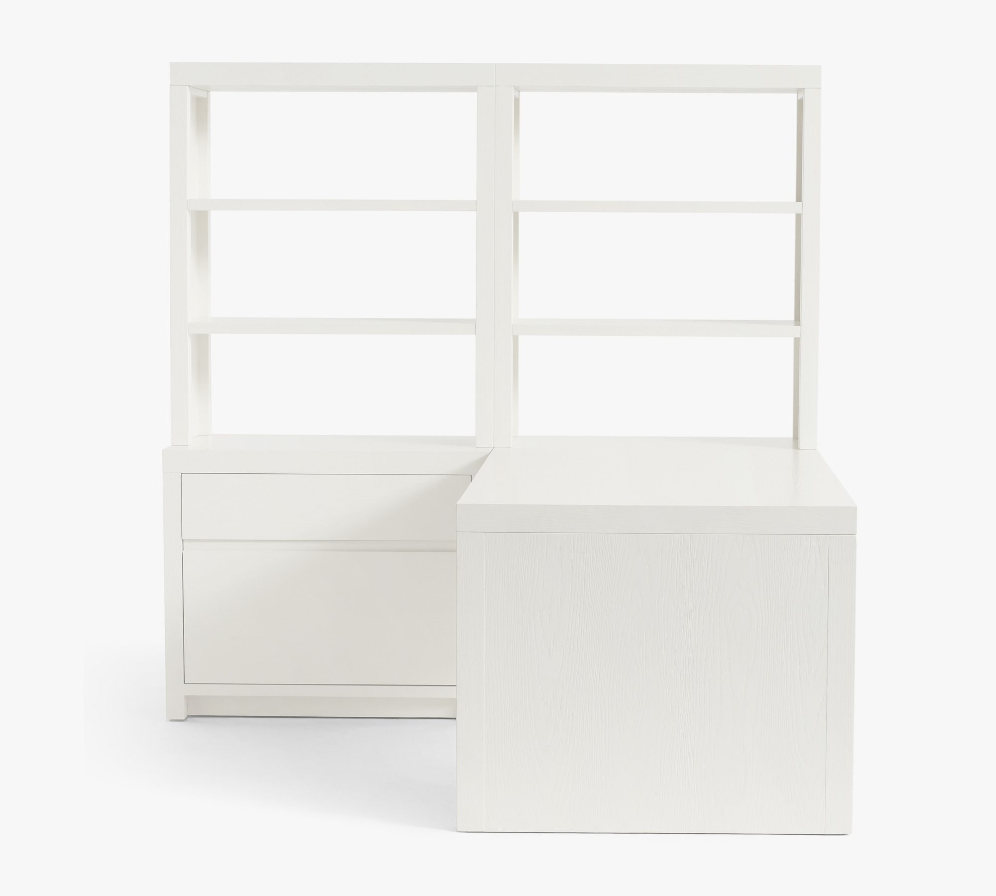 Dillon Peninsula Desk with Bookcase Suite (72")