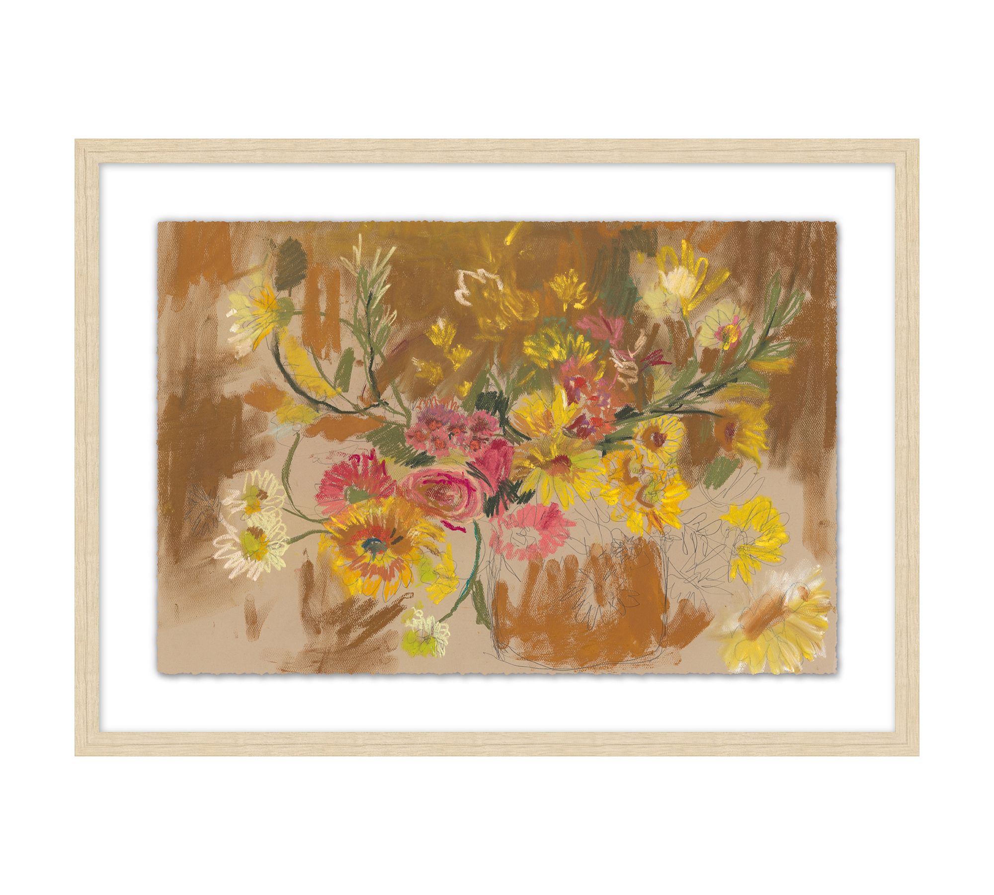 The Yellow Gift Framed Print by Lauren Herrera