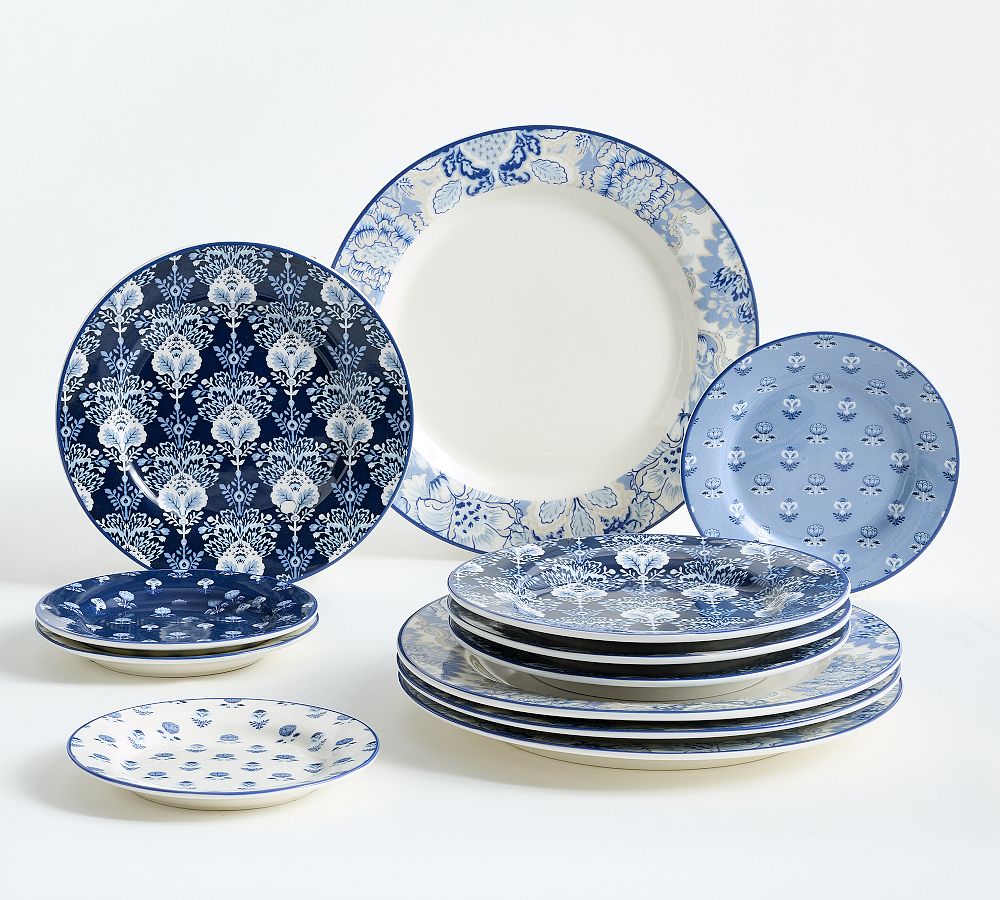 Kravet Arboretum Stoneware Dinnerware Sets - Azure