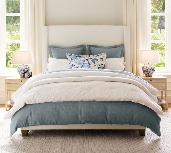 Upholstered Bed Beds & Headboards | Pottery Barn