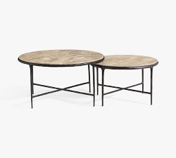 Hestan Round Nesting Coffee Tables (25"-31")