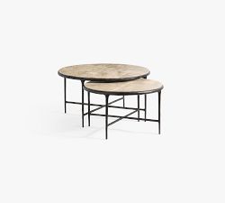 Hestan Round Nesting Coffee Tables (25"-31")