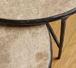 Hestan Round Nesting Coffee Tables (25"-31")