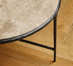 Hestan Round Nesting Coffee Tables (25"-31")