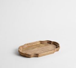 Mango Wood Scallop Tray