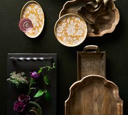 Mango Wood Scallop Tray
