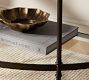 Marlette Demilune Glass Console Table (40")