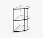 Marlette Demilune Glass Console Table (40")