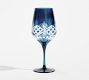 Antique Cut Glass Wine Stem Glasses - Set of 4