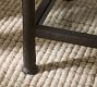 Estelle Rectangular Glass Side Table (17.5")
