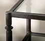 Estelle Rectangular Glass Side Table (17.5")