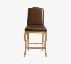 Montclair Leather Stool