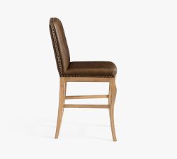 Montclair Leather Stool
