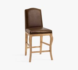 Montclair Leather Stool