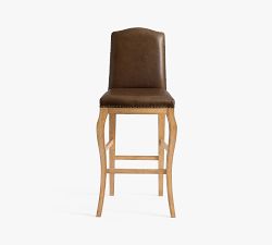 Montclair Leather Stool