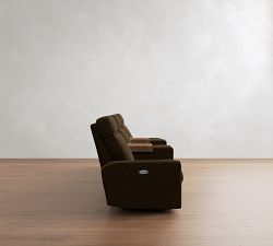 Parker Power Reclining Storage Sofa (91"&ndash;137")